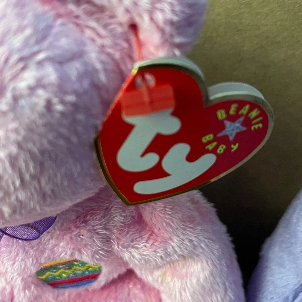Ty Beanie Babies Easter Eggs Bear Lot of 3 - Eggs 2000 Eggs II 2001 Eggbert Mint
